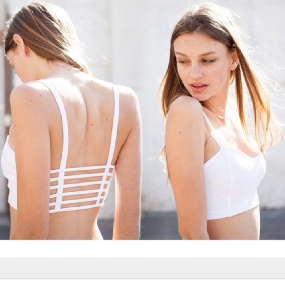 Brandy Melville White Chiyo Top